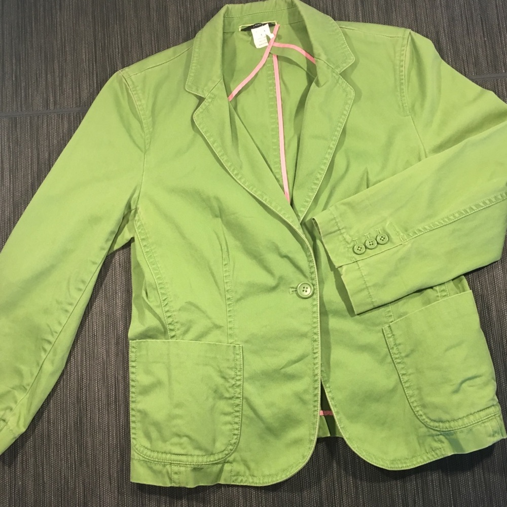 Women’s Green J.Crew Blazer -L